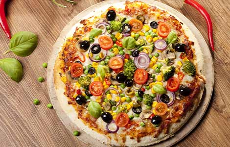 Erbil Takeaway Rodney Street Vegetarian Pizza